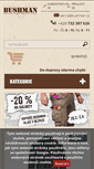 Mobile Screenshot of bushmanshop.com